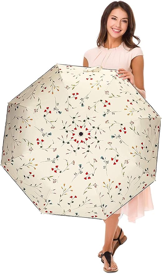 Cuby UV Sun Umbrella Compact Folding Travel Umbrella Auto Open and Close - Image 6