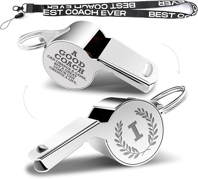 Letters Coach Gifts, Whistle for Coaches, Whistle Emergency, Thank You Coach by fkovcdy