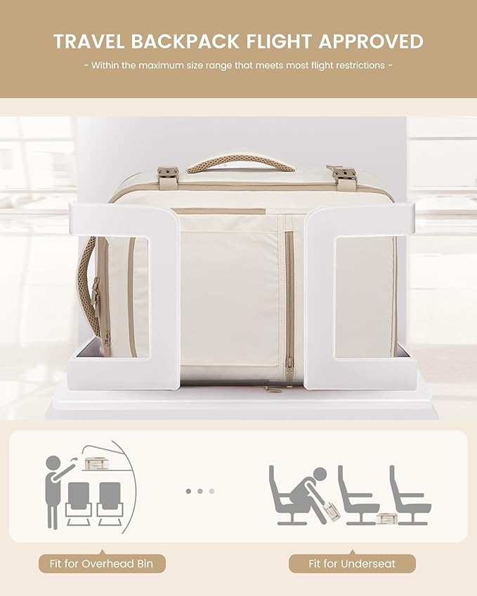 LOVEVOOK Travel Backpack for Women & Men, 50L Large Carry On Backpack Airline - Image 5