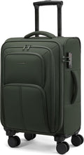 LOVEVOOK Carry On Luggage 22x14x9 Airline Approved, 22 Inch Softside Suitcases by LOVEVOOK