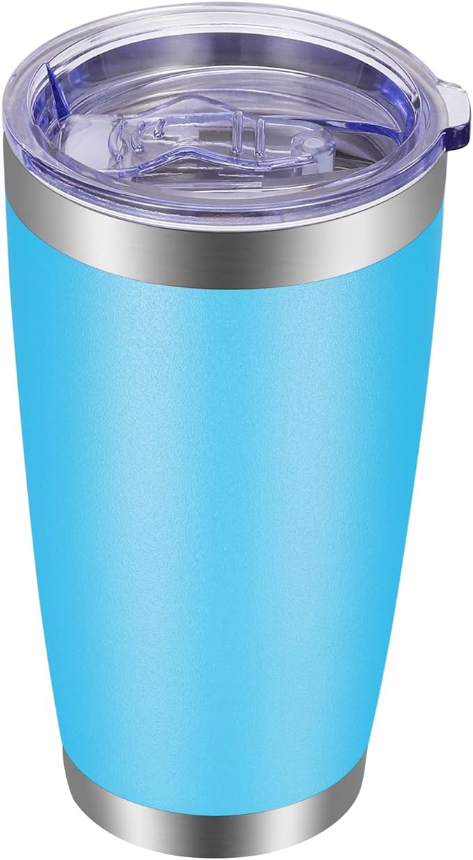 VEGOND 20oz Tumbler with Lid and Straw Stainless Steel Tumbler Cup Vacuum by VEGOND