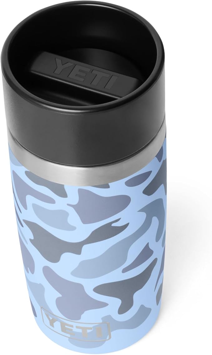 YETI Rambler 12 oz Travel Bottle, Stainless Steel, Vacuum Insulated with Leakproof Commuter Cap, Blue Camo - Image 5