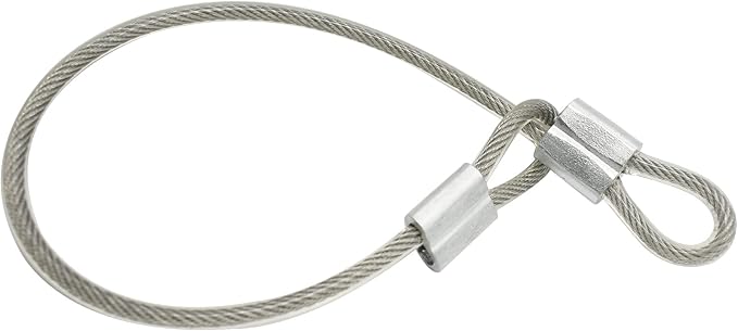 10 Pcs 4mm Wire 12 inch Vinyl Coated Stainless Steel Cable by Floyutin