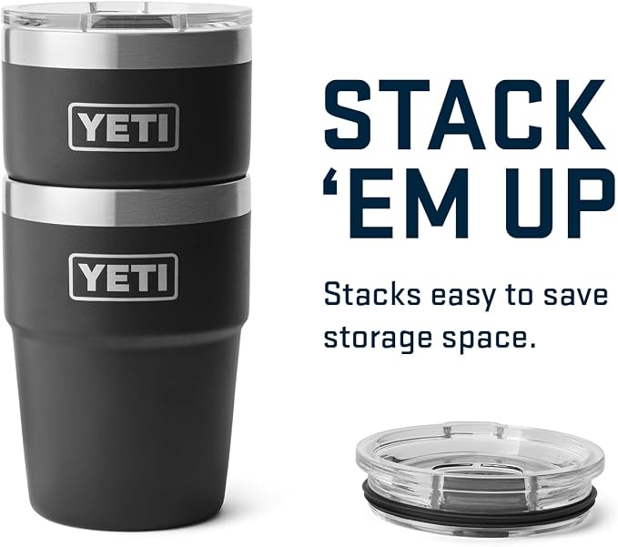 YETI Rambler 16 oz Stackable Tumbler, Vacuum Insulated, Stainless Steel with MagSlider Lid | Stackable, Vacuum Insulated, MagSlider Lid, Stackable, Vacuum Insulated, MagSlider Lid - Image 6