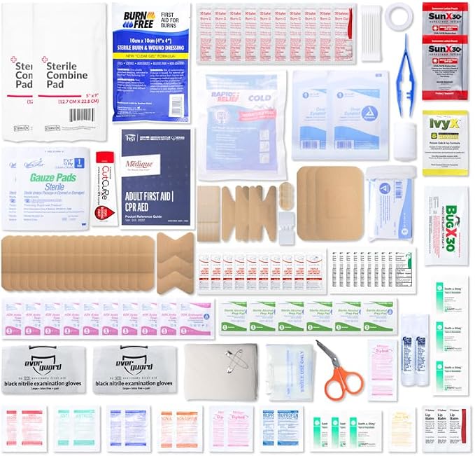 MFASCO Deluxe Class A First Aid Kit 909 Red | DOT, ANSI & OSHA Approved - Image 3