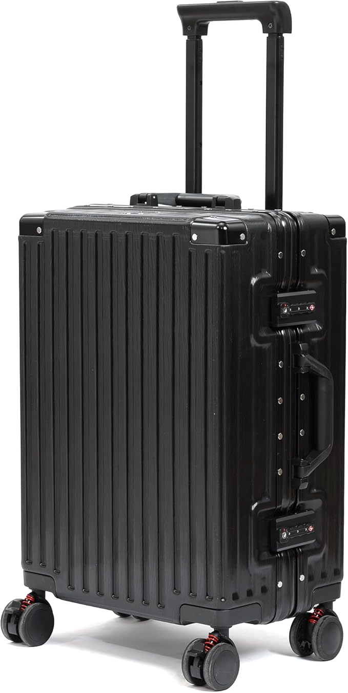 UrbanExplorer 20 Inch Carry On Luggage Aluminum Frame Airline Approved by UrbanExplorer