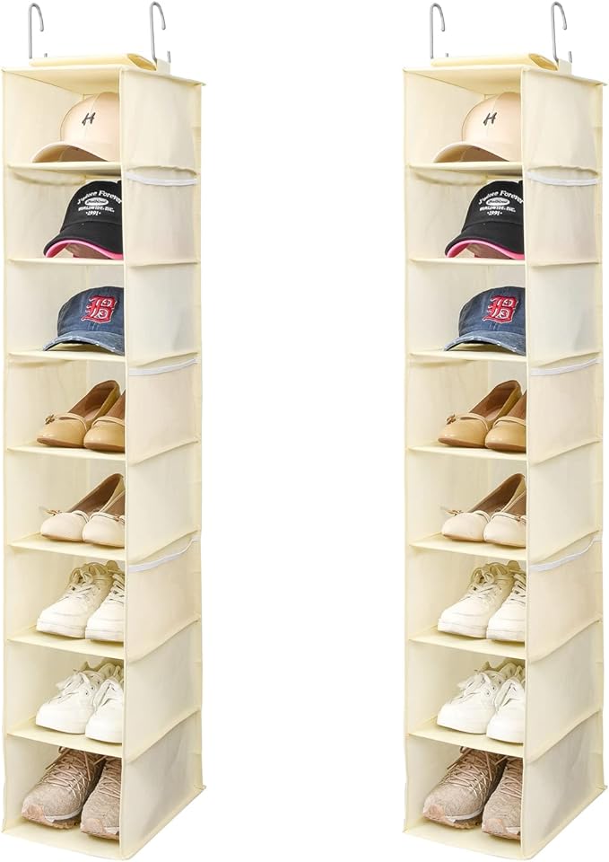 Hanging Shoe Organizer for Closet by Berdeng