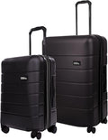 Eddie Bauer Glacier Carry-On 22" and Checked 30" Luggage | Hardside | Spinner by EddieBauer