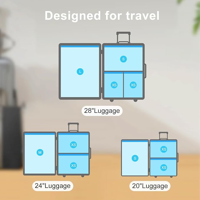 Vacuum Bags for Travel, Space Saver Vacuum Storage Combo - Image 3