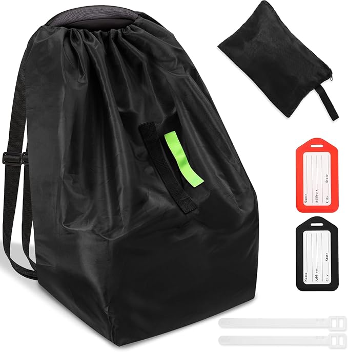 Car Seat Bags For Airplane Travel, Durable Carseat Cover For Air Travel Car by Sublaga