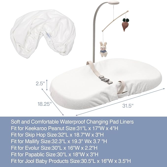 1-Pack Changing pad Cover Waterproof - Image 6