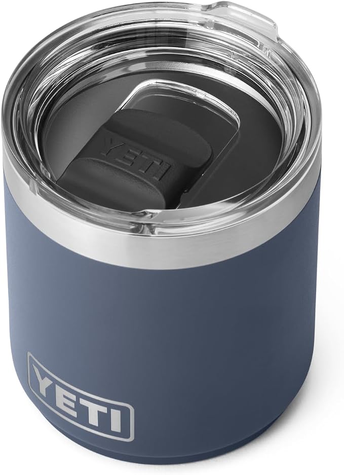 YETI Rambler 10 oz Stackable Lowball 2.0, Vacuum Insulated, Stainless Steel with MagSlider Lid, Navy - Image 4