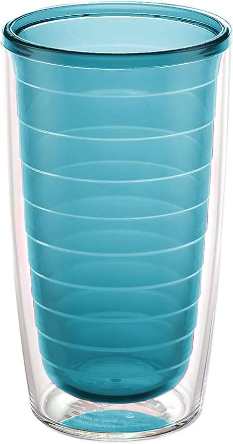 Tervis Clear & Colorful Tabletop Made in USA Double Walled Insulated Tumbler Travel Cup Keeps Drinks Cold & Hot, 16oz, Blue Moon - Image 2