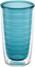 Tervis Clear & Colorful Tabletop Made in USA Double Walled Insulated Tumbler Travel Cup Keeps Drinks Cold & Hot, 16oz, Blue Moon by TervisTumblerCompany
