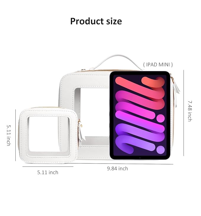 LETGO Clear Makeup Bags, TSA Approved Toiletry Bag - Image 8
