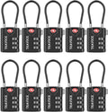 TSA Approved Luggage Locks, Travel Locks Which Also Work Great as Gym Locks by TRAVOCE
