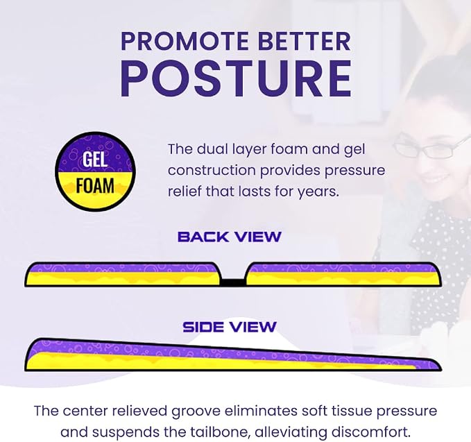 GSeat Lite Travel Gel and Foam Cushion - Image 3