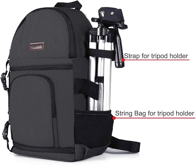 MOSISO Camera Sling Bag, DSLR/SLR/Mirrorless Camera Backpack Case Shockproof - Image 3