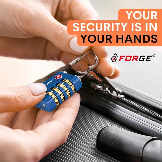 Forge Dual-Opening: Key or Combination Access Lock, TSA Approved Locks - Image 8