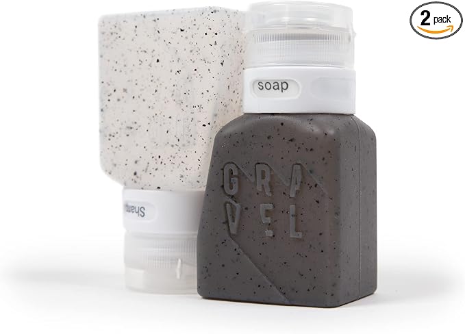Gravel Travel Bottles 3oz – Leakproof, TSA Approved by Gravel