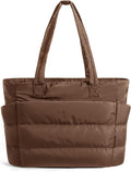 BAGSMART Tote Bag for Women, Lightweight Puffy Tote Bag by BAGSMART