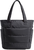 BAGSMART Tote Bag for Women, Lightweight Puffy Tote Bag by BAGSMART