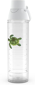 Tervis Venture Lite Tropical Animal Collection Made in USA Double Walled Insulated Tumbler Travel Cup Keeps Drinks Cold & Hot, 24oz Water Bottle, Turtle by TervisTumblerCompany
