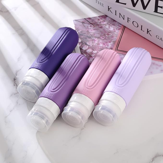 Travel Bottles for Toiletries, Tsa Approved 3oz Travel Size Containers BPA Free - Image 6