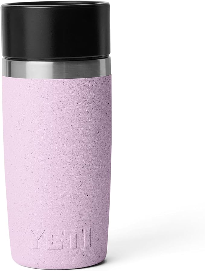 YETI Rambler 12 oz Travel Bottle, Stainless Steel, Vacuum Insulated with Leakproof Commuter Cap, Cherry Blossom - Image 7