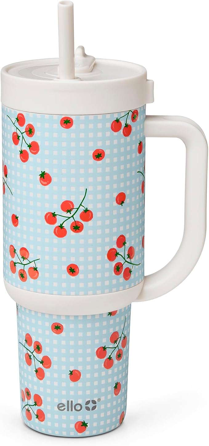 Ello Oasis 30oz Stainless Steel Tumbler - Picnic On The Vine by Ello