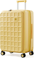 aji Expandable Top Opening 24 Inch Checked Luggage by AJIVALUESTYLISHQUALITY