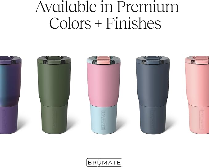 BrüMate Nav 25oz 100% Leak Proof Insulated Travel Tumbler with Magnetic BevLock™ Lid - Double Wall Cup-Holder Friendly Stainless Steel Mug (Mocha) - Image 2