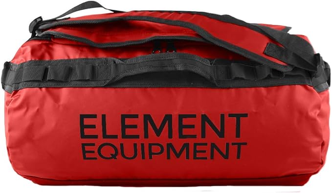 Element Equipment Trailhead Duffel Bag Shoulder Straps Waterproof Red Small - Image 2