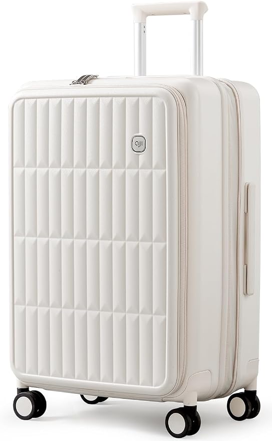 aji Expandable Top Open 26 Inch Checked Luggage by AJIVALUESTYLISHQUALITY