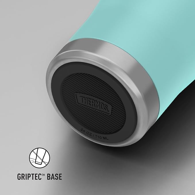 THERMOS ICON SERIES, Stainless Steel Tumbler with Slide Lock, 24 Ounce, Sea Green - Image 6