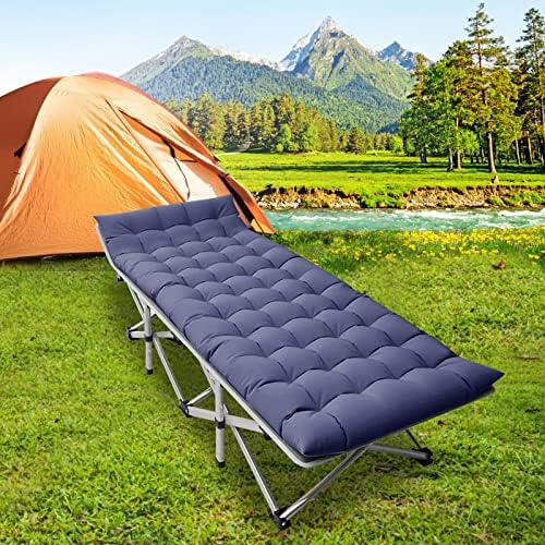 DoCred Folding Camping Cot with Mattress, 2 Pack Heavy Duty Folding Cot - Image 6