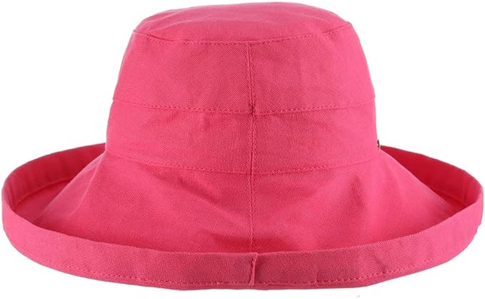 Scala Women's Cotton Hat with Inner Drawstring and Upf 50+ Rating by SCALA