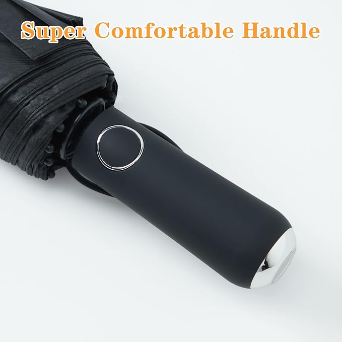 Large Double-Ribs Umbrella Automatic Folding Umbrella - Image 2