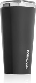 Corkcicle Classic Tumbler - Keeps Drinks Cold for 9 Hours & Hot for 3 - Triple-Insulated Stainless Steel - Holiday Tumbler Gift - 16 oz - Matte Black by Corkcicle