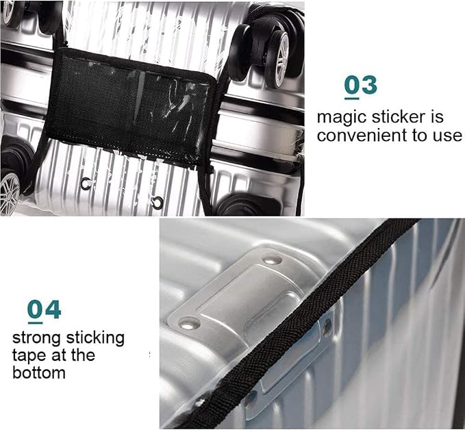 28 Inch PVC Luggage Protector Cover - Image 3