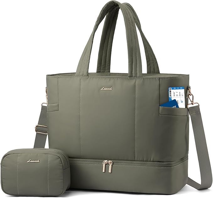 LOVEVOOK Travel Duffle Bag, Puffer Weekender Bags by LOVEVOOK