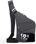 Anti Theft Crossbody Bags for Women Men, Slim Sling Bags by Ibalulu