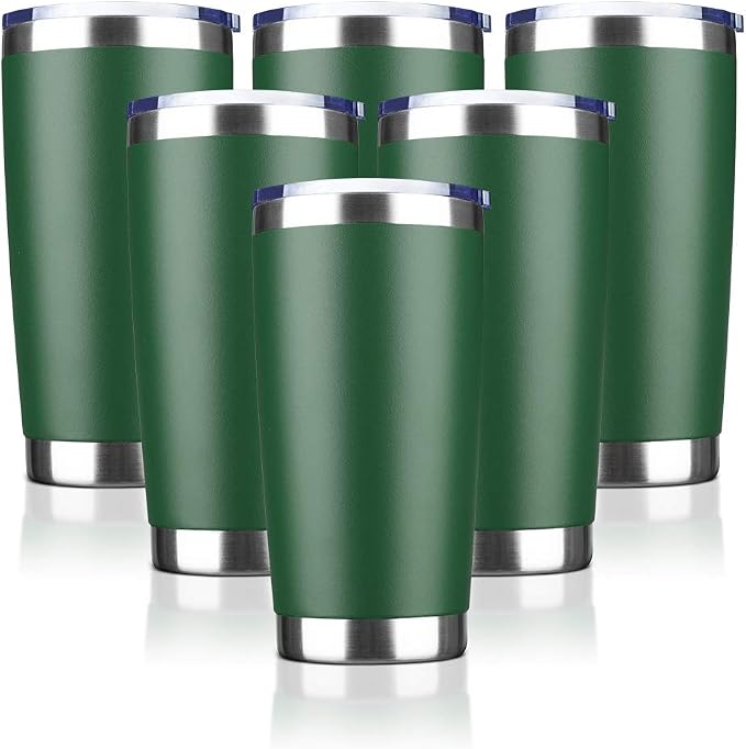20oz Tumbler Bulk Stainless Steel Vacuum Insulated Tumblers by VisittheEcoMozz