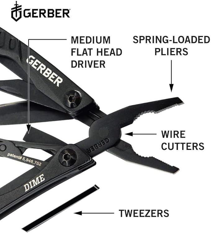 Gerber Gear Dime 12-in-1 Mini EDC Multitool - Image 4
