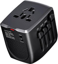 International Travel Adapter Voltage Converter Steps Down 220V to 110V by LINGPEI