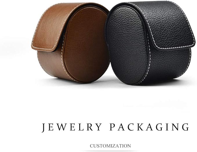 Oirlv Luxury Leather Watch Storage Box Travel Single Watch Case Jewelry Gift Box - Image 5
