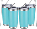 MEWAY 20oz Tumbler 4 Pack Double Wall Vacuum Insulated Travel Mug Bulk by MEWAY