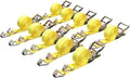 10 Pack 1.5" x15' Ratchet Strap 4400LB by Cargo+Control