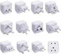 Ceptics World Travel Adapter Set - 2 in 1 USA to Europe by Ceptics