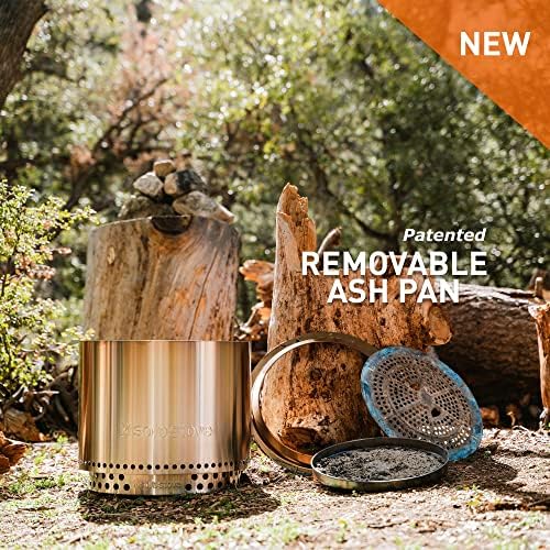 Solo Stove Bonfire Big Yard Bundle 2.0 | Incl. Bonfire Smokeless Fire Pit with Stand, Shield, Shelter, Portable for Wood Burning, Removable Ash Pan, Stainless Steel, H: 16.75in x Dia: 19.5in, 28.25lbs - Image 2